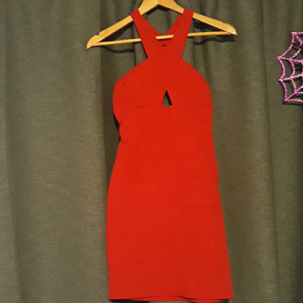 A never been worn Sequin hearts cocktail dress.